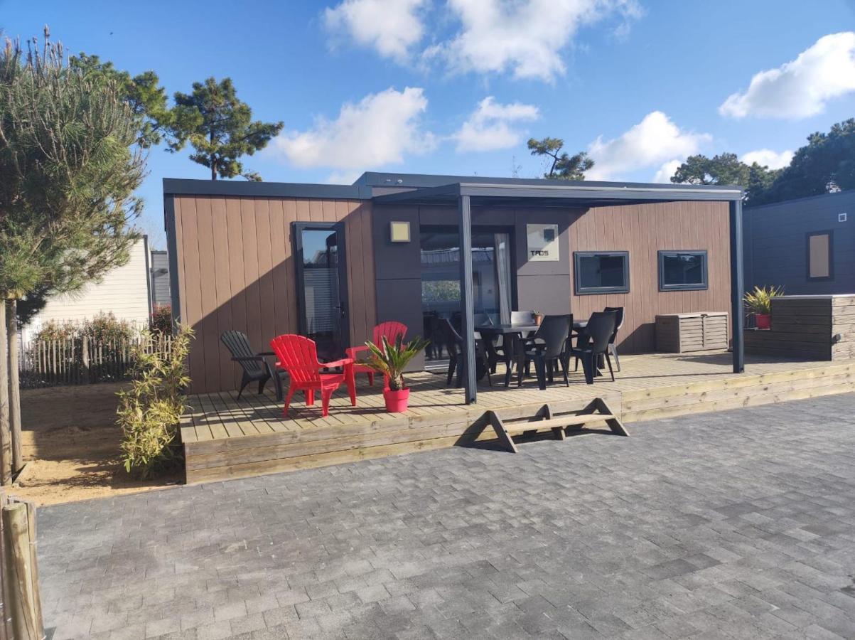 Joli Chalet Pour 6, Residence Avec Piscine La Parée Preneau Buitenkant foto