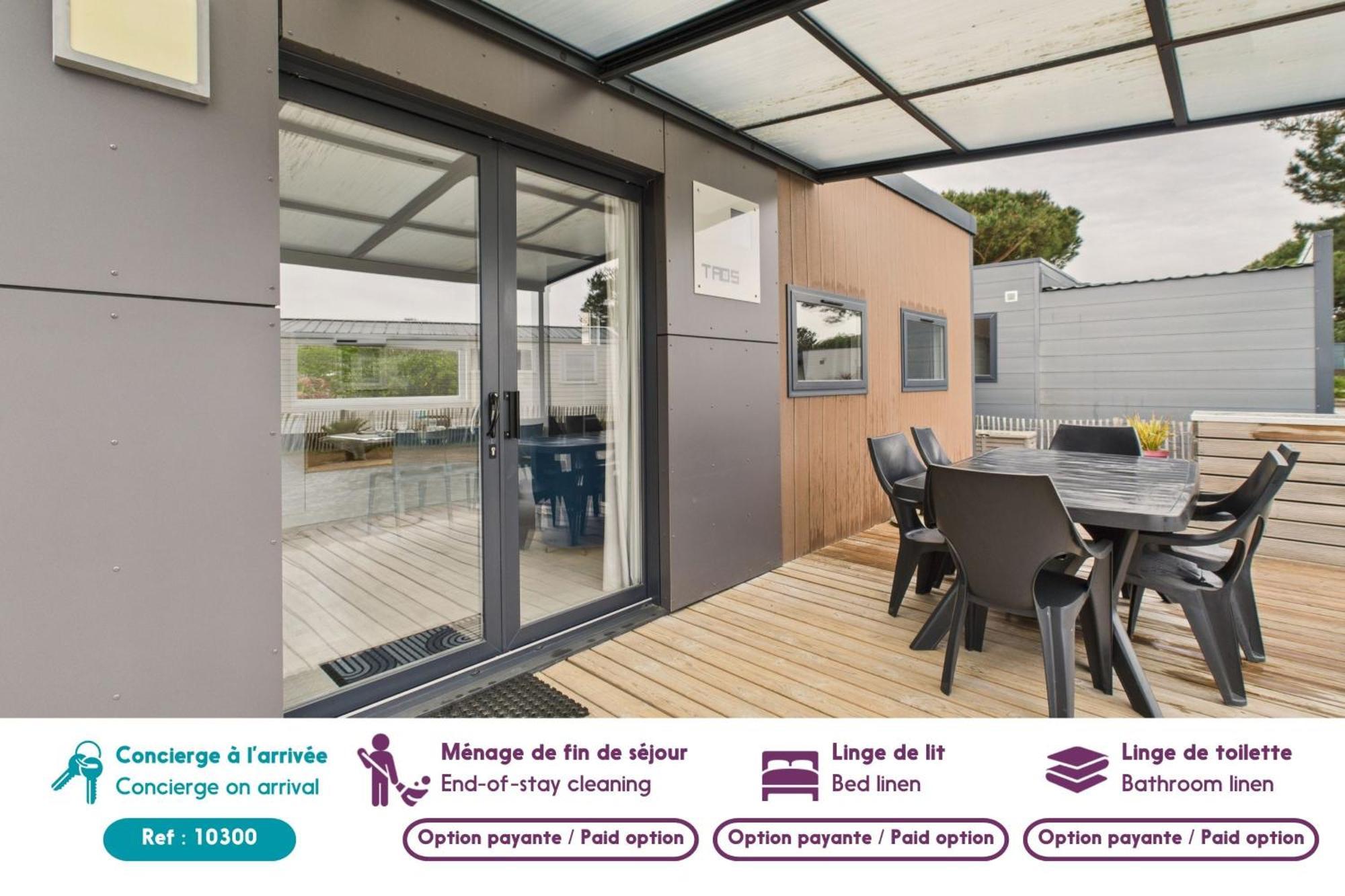 Joli Chalet Pour 6, Residence Avec Piscine La Parée Preneau Buitenkant foto