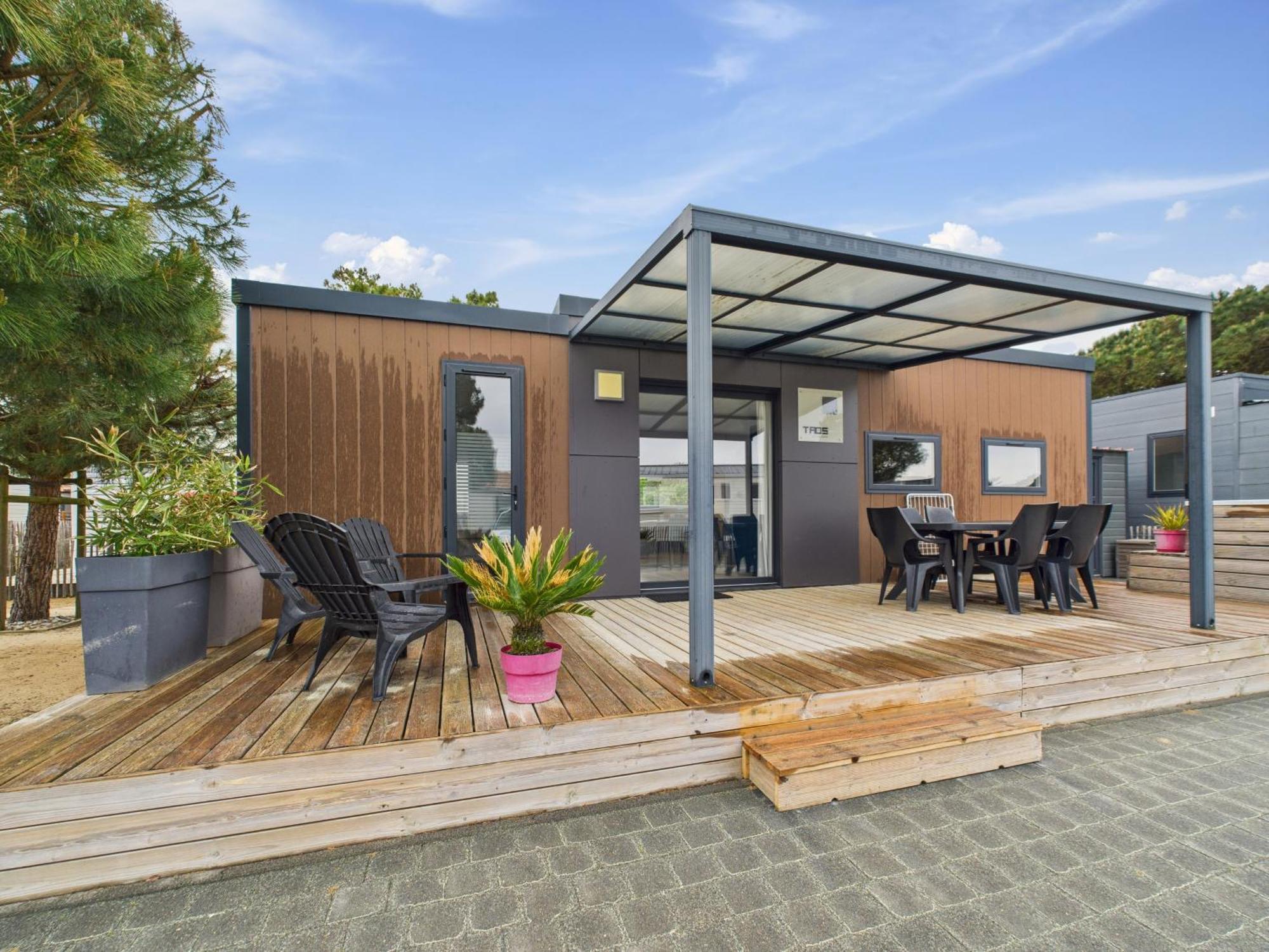 Joli Chalet Pour 6, Residence Avec Piscine La Parée Preneau Buitenkant foto