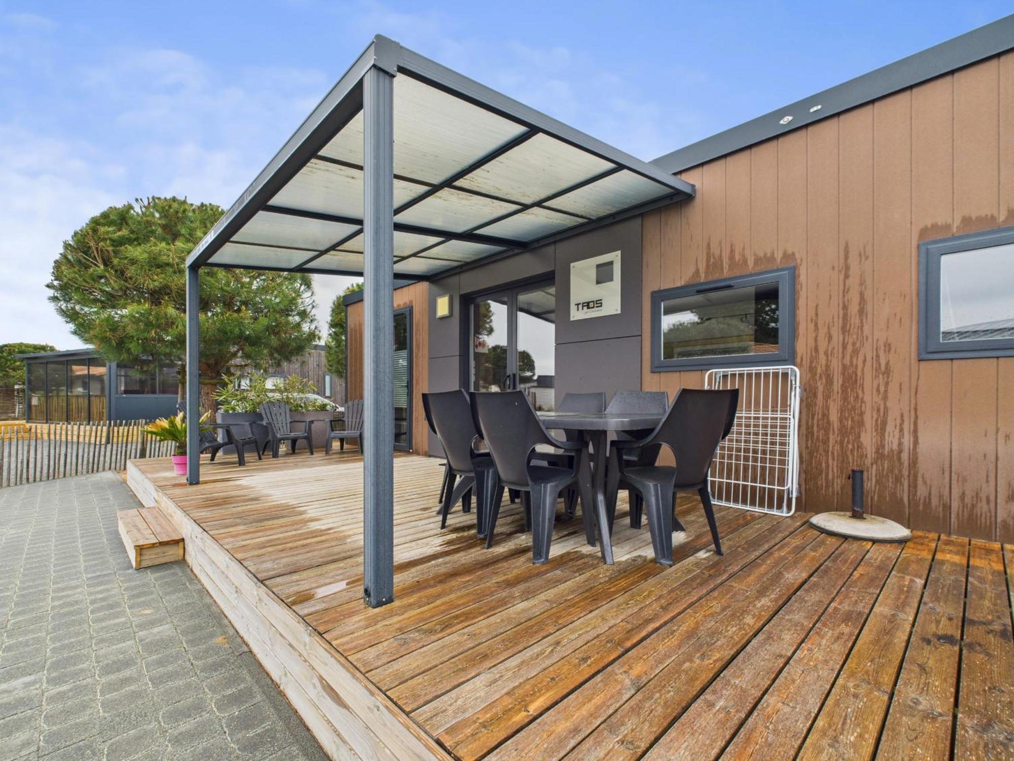 Joli Chalet Pour 6, Residence Avec Piscine La Parée Preneau Buitenkant foto